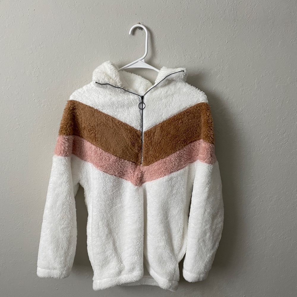 Chevron pullover Sherpa